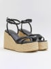 Belucci Sleehaksandalen zwart