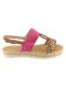 Belucci Sandalen roze/lichtbruin