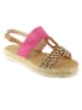 Belucci Sandalen roze/lichtbruin