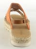 Belucci Sandalen in Orange/ Hellbraun