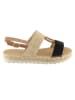 Bellucci Sandalen in Beige/ Schwarz