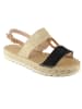 Bellucci Sandalen in Beige/ Schwarz