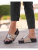 Bellucci Slippers zilverkleurig