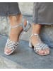 Bellucci Sandalen zilverkleurig