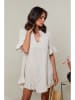 Le Monde du Lin Leinen-Kleid in Creme