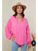 Le Monde du Lin Bluse in Pink