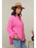 Le Monde du Lin Bluse in Pink