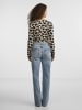 Pieces Longsleeve in Beige/ Braun