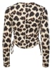 Pieces Longsleeve in Beige/ Braun