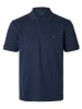 SELECTED HOMME Poloshirt donkerblauw