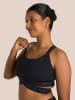 OCEANSAPART Sport-BH "Beauty" - Medium in Schwarz