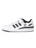 adidas Leder-Sneakers "Forum Low" in Weiß/ Schwarz