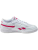 Reebok Leder-Sneakers "Club C Revenge" in Weiß/ Rot