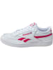 Reebok Leder-Sneakers "Club C Revenge" in Weiß/ Rot