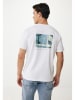 Mexx Shirt wit/lichtblauw