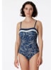 Schiesser Badpak donkerblauw