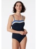 Schiesser Badpak donkerblauw
