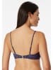 Schiesser Bikinitop donkerblauw/rood