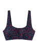 Schiesser Bikinitop donkerblauw/rood