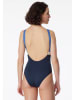 Schiesser Badpak donkerblauw/blauw