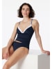 Schiesser Tankini w kolorze granatowym