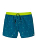 Schiesser Zwemshort blauw/groen