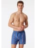 Schiesser Zwemshort blauw/grijs