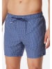 Schiesser Zwemshort donkerblauw/wit