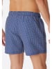 Schiesser Zwemshort donkerblauw/wit