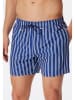 Schiesser Zwemshort blauw/wit