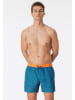 Schiesser Badeshorts in Blau/ Orange