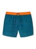 Schiesser Badeshorts in Blau/ Orange