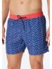 Schiesser Badeshorts in Blau/ Rot