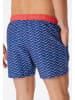 Schiesser Badeshorts in Blau/ Rot