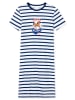Schiesser Nachthemd donkerblauw/wit