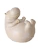 Boltze 3-delige set: decoratieve figuren "Hippo" crème - (H)12 cm