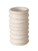 Boltze 3er-Set: Kerzenleuchter "Nylan" in Weiß/ Creme/ Braun - (H)10 cm