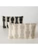 Boltze 2er-Set: Kissen "Edgy" in Beige/ Schwarz - (L)50 x (B)30 cm