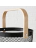 Boltze 2-delige set: manden "Koleo" zwart/wit - (H)26 cm