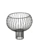 Boltze Decoratieve schaal "Simone" zwart - (H)23,5 cm