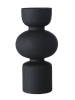 Boltze Vase "Nelika" in Schwarz - (H)29 x Ø 14 cm