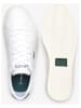 Lacoste Skórzane sneakersy w kolorze biało-zielonym