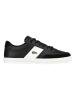 Lacoste Skórzane sneakersy w kolorze czarno-białym