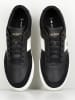 Lacoste Skórzane sneakersy w kolorze czarno-białym