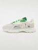 Lacoste Leder-Sneakers in Weiß/ Grün