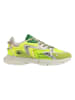 Lacoste Leder-Sneakers in Gelb/ Grün