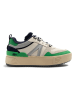Lacoste Leren sneakers crème/groen