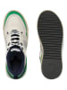 Lacoste Leren sneakers crème/groen