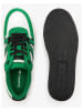 Lacoste Leder-Sneakers in Weiß/ Grün