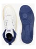 Lacoste Leder-Sneakers in Weiß/ Dunkelblau